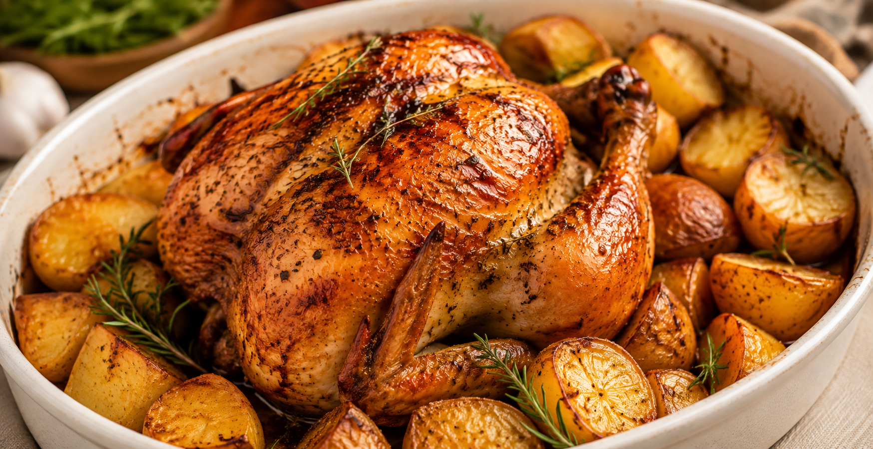 Roasted Chicken and Potatoes Recipe